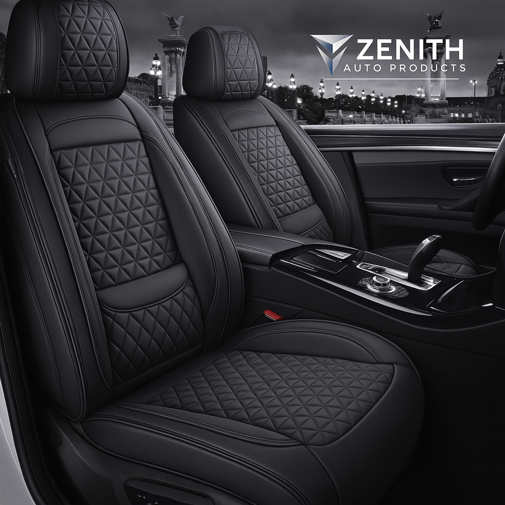 Zenith Auto Luxe Seat Covers™ Black