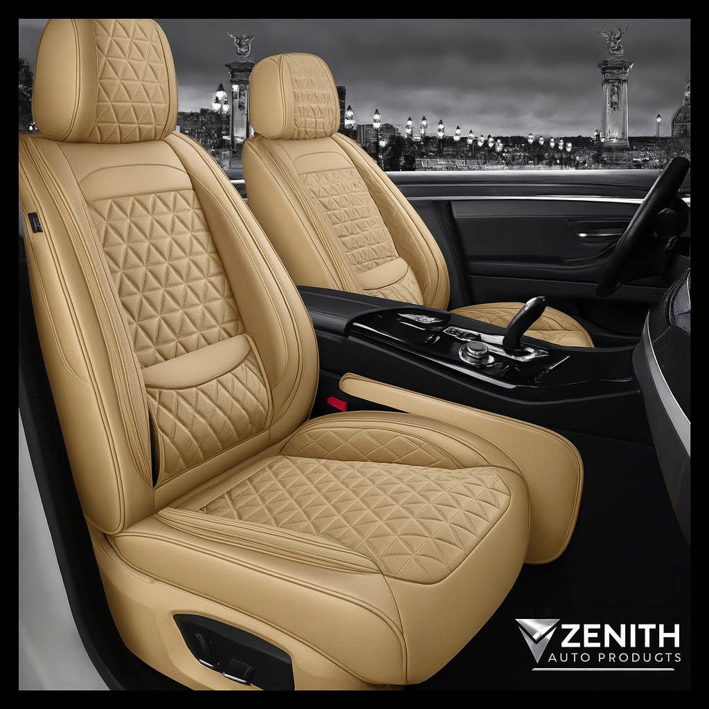 Zenith Auto Luxe Seat Covers™ Beige